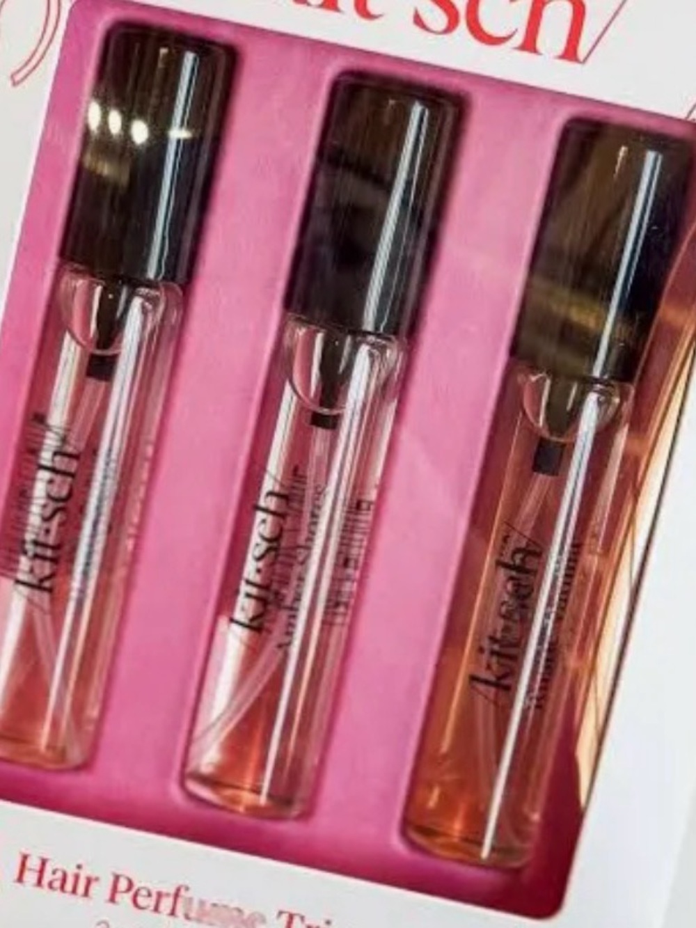 Hair Perfume Trio Set - Pink & Clear Vials